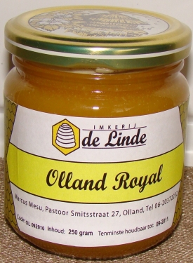 Olland Royal 250 gram kopen bij Imkerij De Linde